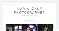 Desktop Screenshot of mariaizkue.com